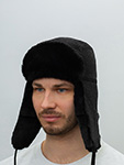 Шапка STETSON арт. 9290101 BOMBER CAP WOOL/CASHMERE (темно-серый)